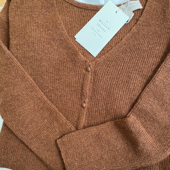 Sezane 'Barry' in Brun NWT - Picture 6 of 7